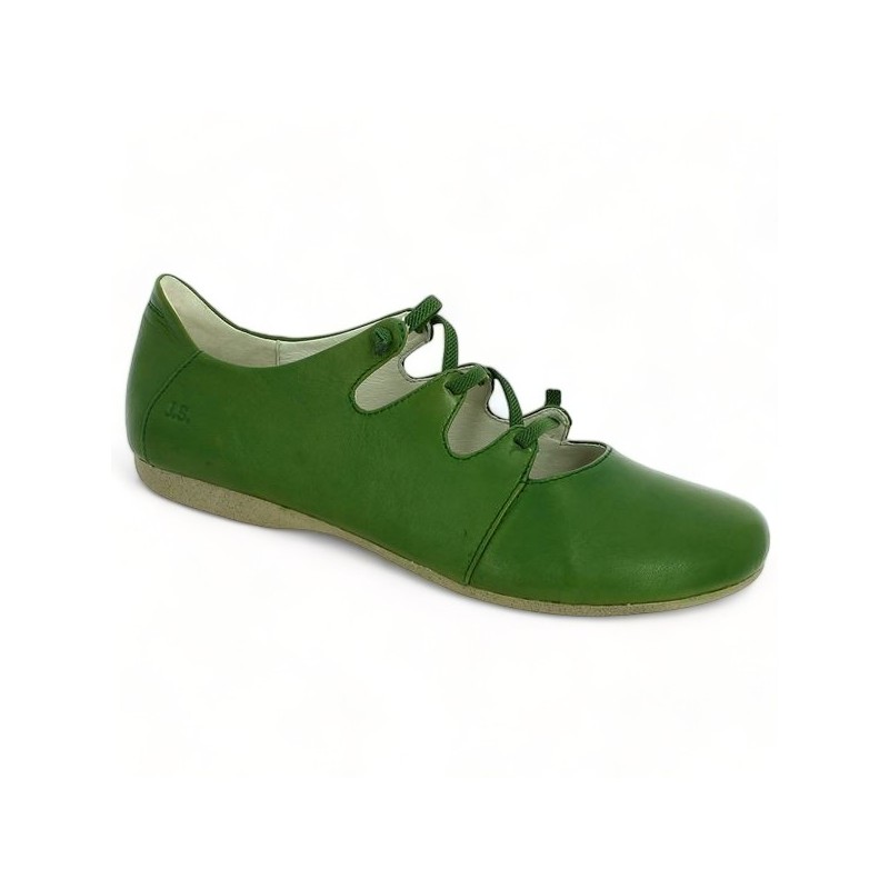 Chaussure Josef Seibel élastique vert Fiona 04  femme 42, 43, 44, 45 Shoesissime, vue profil
