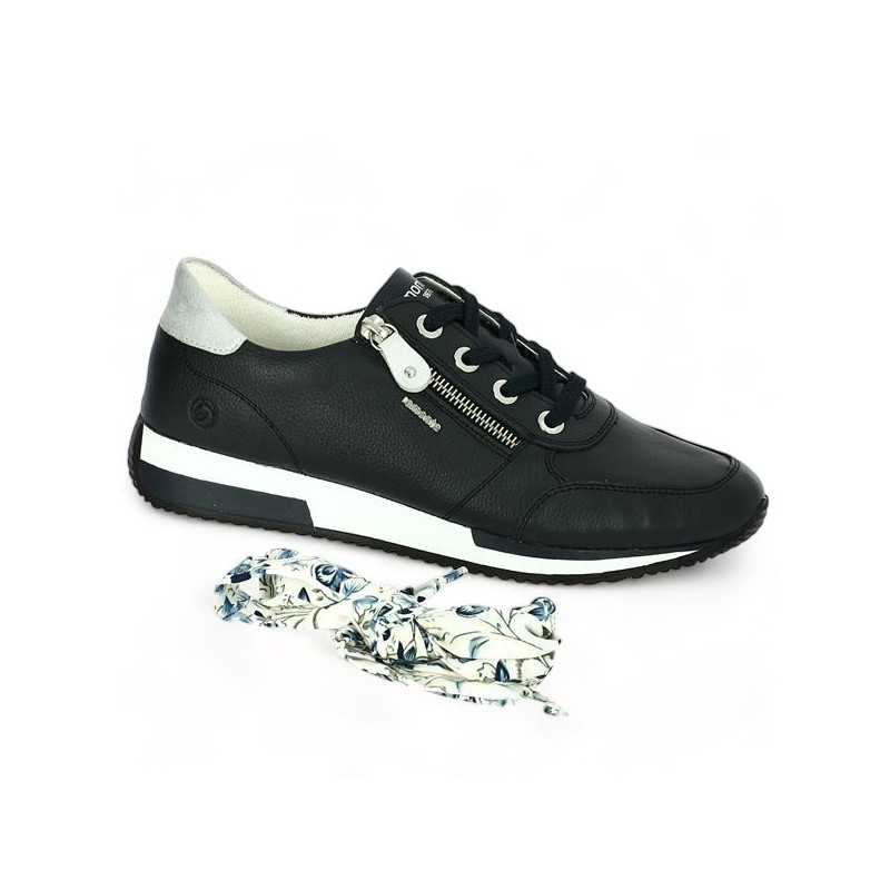 navy blue sneakers Remonte D0H11-14, view profile