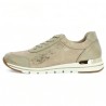 Sneakers dorée femme grande pointure Remonte R6700-61 Shoesissime, vue intérieure