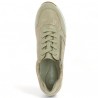 Baskets confort stretch dorée femme grande taille Remonte Shoesissime, vue dessus