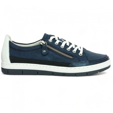 Sneakers Blue Remonte D5826-15 grande size femme Shoesissime, side view