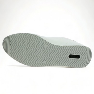 white silver sneakers Remonte D0H11-80 grande pointure cuir semelle amovible , vue semelle