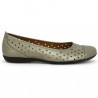 ballerina gold hole large size 8, 8.5, 9, 9.5 44.169.62 gabor, side view