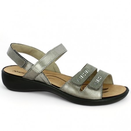 sandal adjustable straps removable sole large size woman, profile view sandal adjustable straps removable sole large size woman, profile view