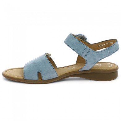 Sandale bleu ciel Gabor confort 42, 42.5, 43, 44 femme réglable 46.062.26, vue intérieure