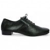 Bella - Derby black leather woman Folie's - Shoes large size 42 to 45 - Shoesissime