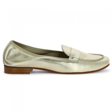 mocassin élastiqué doré 42, 43, 44, 45 Folie's, vue coté