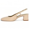 nude leather pump Shoesissime, interior view