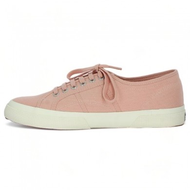 Tennis canvas large size 2750 Superga Women's Pink Shoesissime, interior view