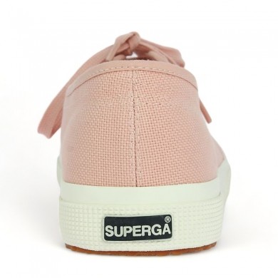 sneakers canvas 2750 Superga Rose grande size Femme Shoesissime, rear view