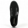 tennis toile noire Superga 2750 42, 43, 44, 45, vue dessus