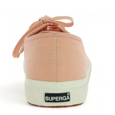 Sneakers Superga 2750 pink peach grande taille rose peche Shoesisisme, rear view
