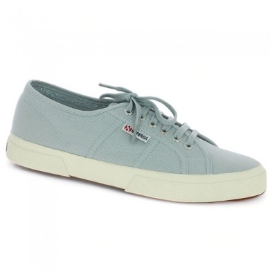 Superga grey Lilla 42, 43, 44, 45 femme baskets toile Shoesissime, vue profil