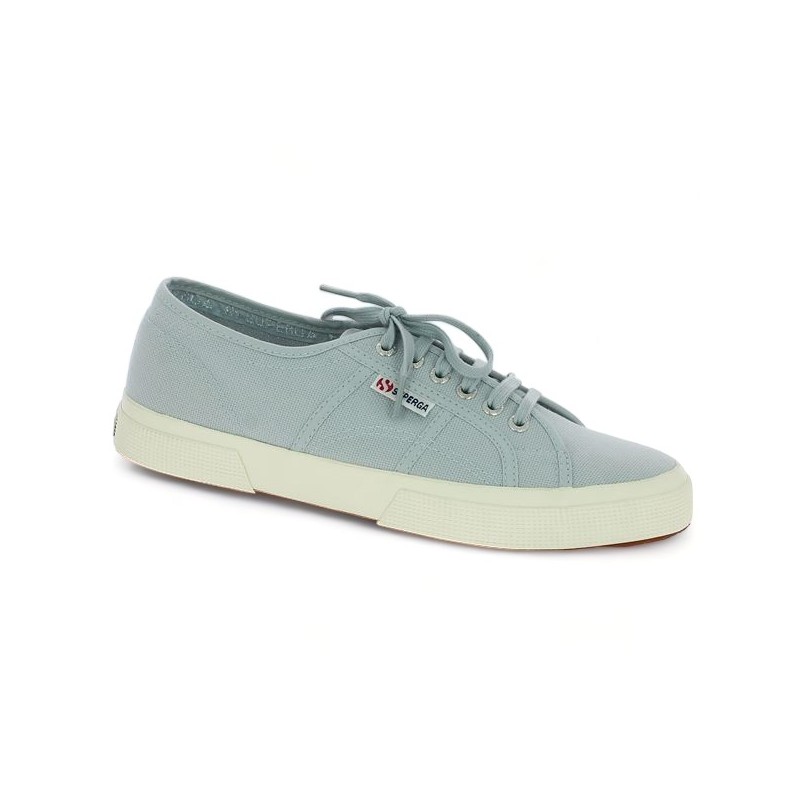 Superga grey Lilla 42, 43, 44, 45 femme baskets toile Shoesissime, vue profil