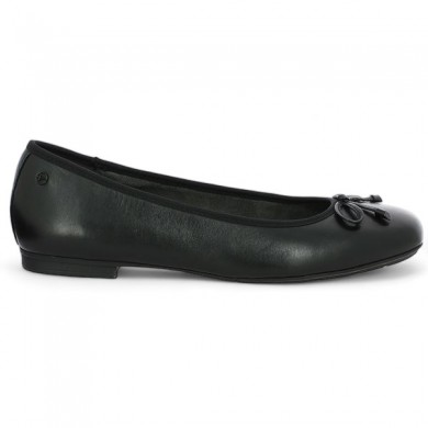 ballerina black removable sole large size Tamaris Confort Shoesissime, side view