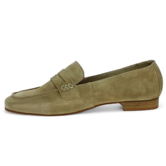 Mocassins Plats Sole Society So-Ceara Taupe/gris Avec Pompons - Taille 8B - Occasion