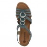 Jewel blue nude 42, 43, 44, 45 D3605-12 Remonte Shoesissime, side view