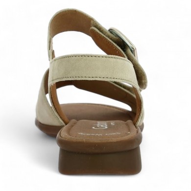 sandale beige femme scratch Gabor 8, 8.5, 9, 9.5, 46.062.33 Shoesissime, vue arrière