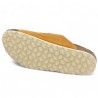 Florida- Camel and gold cork mule - Large size sandals - Shoesissime