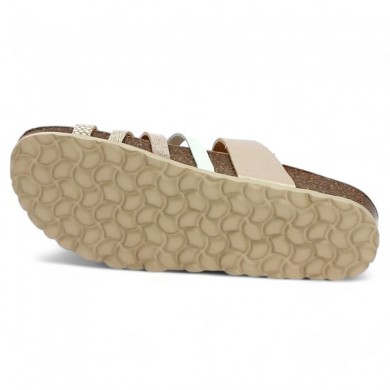 Riviera - Anatomical pink and gold cork mule - Women's mules 42, 43, 44, 45, 46 - Shoesissime