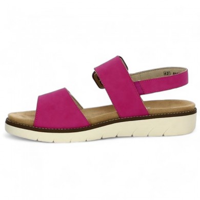 Remonte sandal pink fuchsia large size woman scratch, inside view