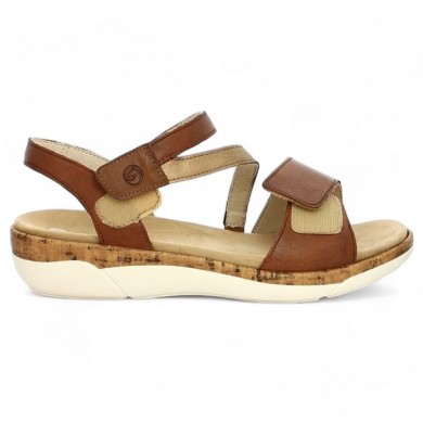 Velcro comfort sandal large size woman Remonte R6860-24 Shoesissime, view details