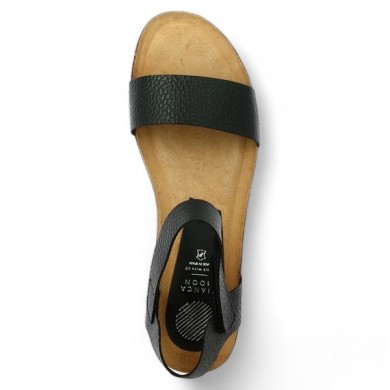 Xapatan black comfort sandals 42, 43, 44, top view