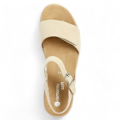 Elisa Sandale compensee rose D1N50 60 Talons compenses grande pointure Shoesissime