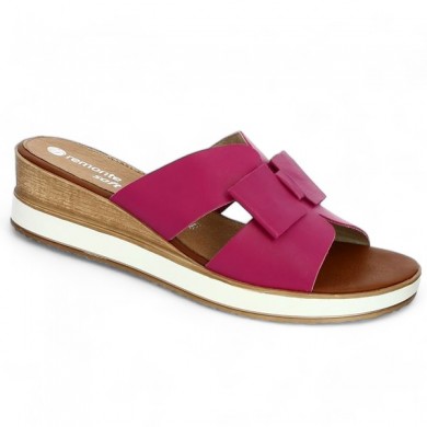 women's pink mule 42, 43, 44, 45 D6456-31 Remonte, profile view