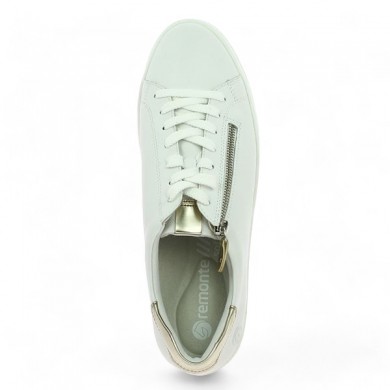 Remonte D0903-81 white sneakers large size, top view