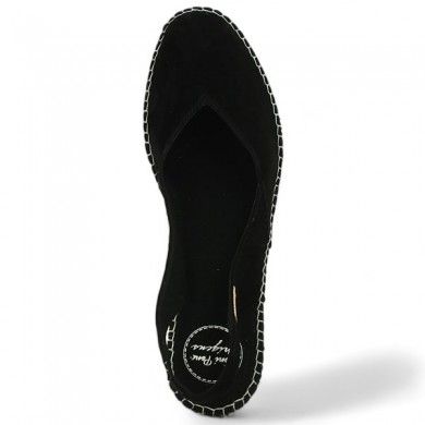 42, 43, 44, 45 Toni Pons Shoesissime open toe black rope shoe, top view