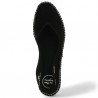 chaussure corde noire ouverte talon femme 42, 43, 44, 45 Toni Pons Shoesissime, vue dessus