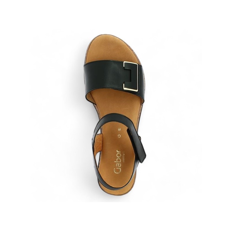 Sybelle Sybelle - Barefoot wedge sole black 42.700.57 - Chaussures Gabor grande ...