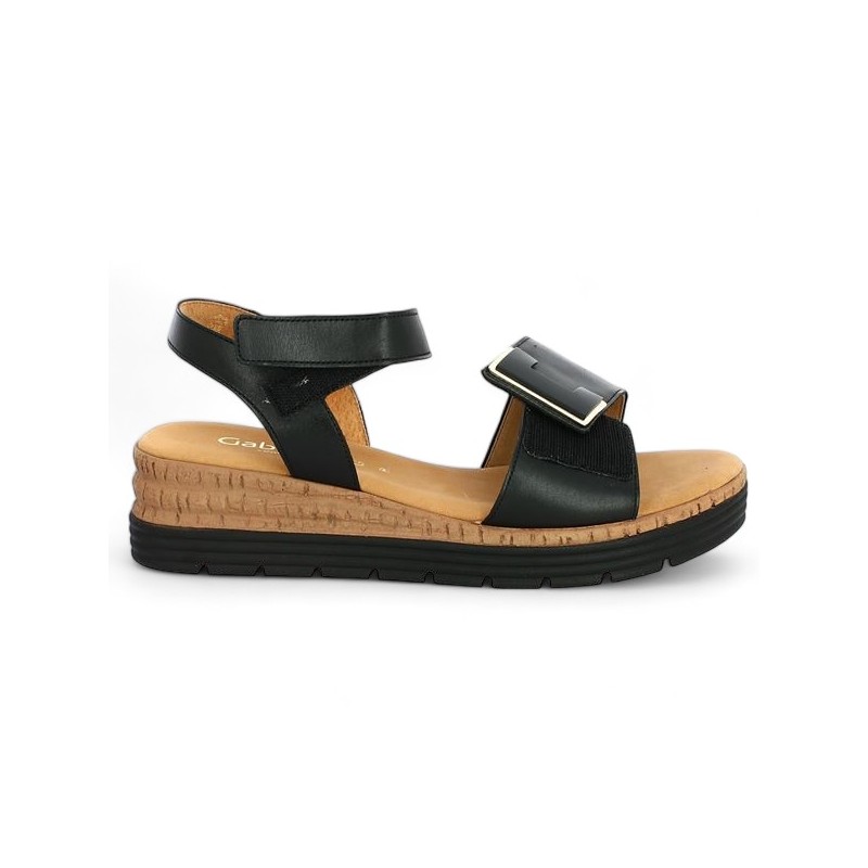 Sybelle Sybelle - Barefoot wedge sole black 42.700.57 - Chaussures Gabor grande ...