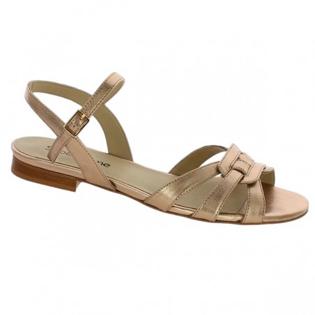 sandale bronze plate mode 42, 43, 44, 45, vue profil sandale bronze plate mode 42, 43, 44, 45, vue profil