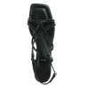 sandale habillée noiregrande pointure femme Shoesissime, vue dessus