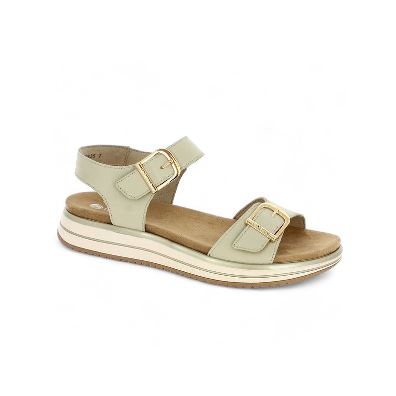 scratch sandals adjustable straps D1J51-80 Remonte, profile view