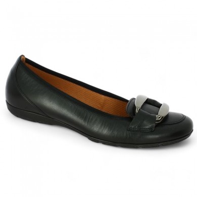 Gina Black ballerinas buckle Gabor Chaussures Gabor 8 8.5 9 9.5 Shoesissime