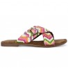 claquette raphia multicolore 42, 43, 44, 45 femme Shoesissime, vue coté