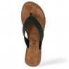 tong strass noire 42, 43, 44, 45 femme Shoesissime, vue dessus