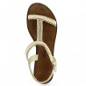 Shoesissime beige sandal 42, 43, 44, 45 woman, top view
