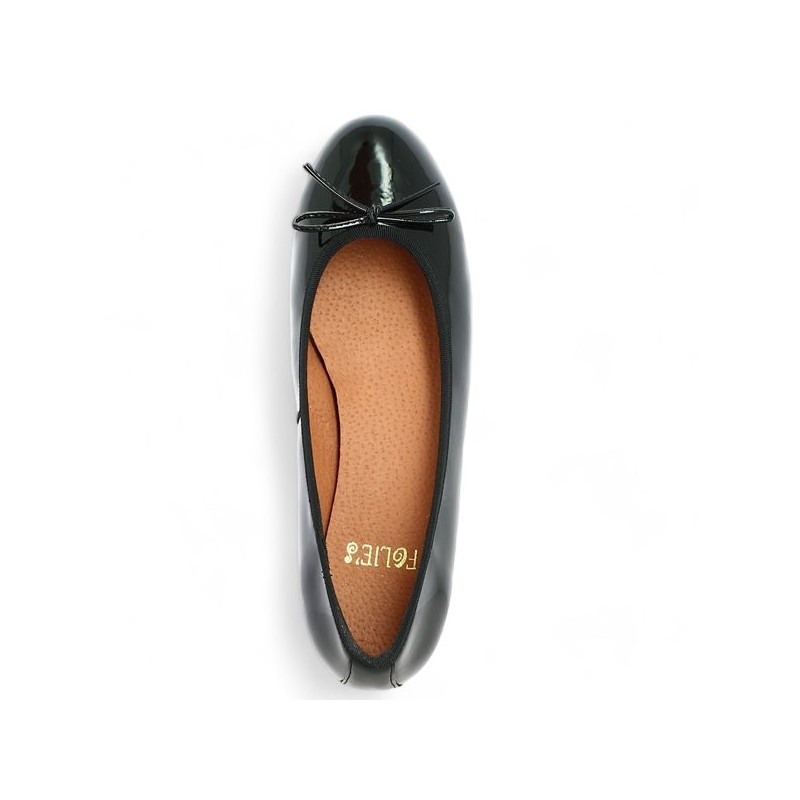 Ballerines En Tissu Noir - Taille 41/42, Pointes Rondes, Occasion Bon état