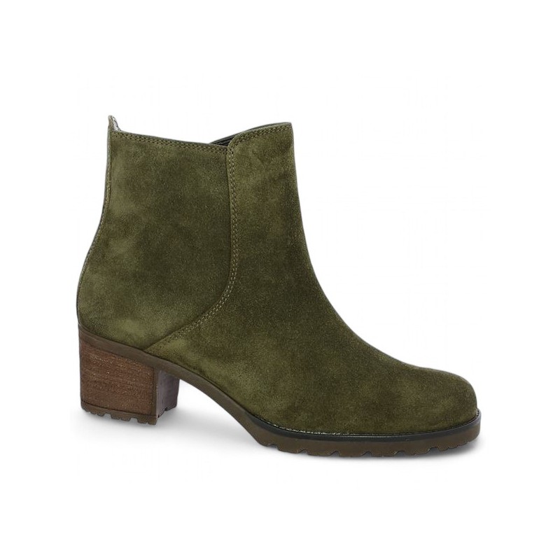 Gabor green suede boots shop