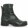 black leather bootie Gabor 52.092.27 large Shoesissime size, side view