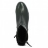 Gabor women's 42, 42.5, 43, 44 Shoesissime black leather flat bootie, top view