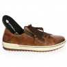 women's sneakers 42, 43, 44, 45 camel Remonte D0700-22 zip, removable sole view