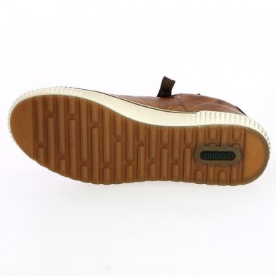 Olsen - Camel Sneakers Remonte D0700-22 - Women's removable sole sneakers large size