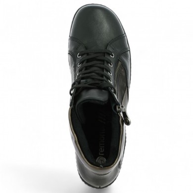 tennis montante marron-noir grande taille femme Remonte R1458-03 Shoesissime, vue dessus