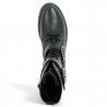chunky boots grande pointure noire boucle mode Remonte Shoesissime, top view