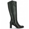 botte talon haut noire 42, 43, 44, 45 Shoesissime, vue profil